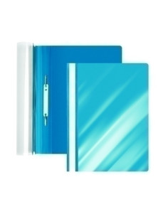 DOSIER FASTENER FOROFIS PVC A4 AZUL MATE