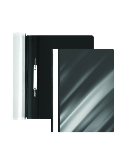 DOSIER FASTENER FOROFIS PVC A4 NEGRO MATE