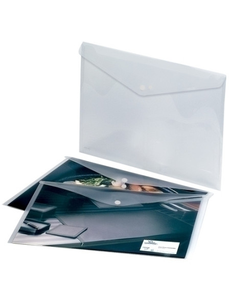DOSIER SOBRE CARCHIVO PP VELCRO A3 CRISTAL