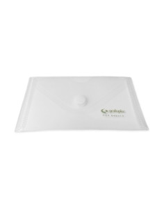 DOSIER SOBRE GRAFOPLAS PP ECOPLAS VELCRO 62x105mm TARJETA TRANSPARENTE