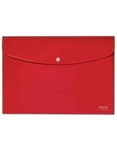 DOSIER SOBRE LEITZ RECYCLE PP OPACO BROCHE A4 ROJO