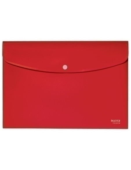 DOSIER SOBRE LEITZ RECYCLE PP OPACO BROCHE A4 ROJO