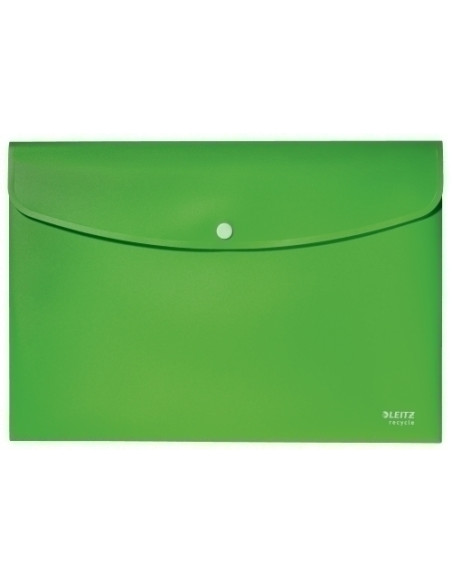 DOSIER SOBRE LEITZ RECYCLE PP OPACO BROCHE A4 VERDE