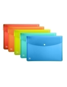 DOSIER SOBRE OXFORDELBA URBAN PP TRANSLUCIDO BROCHE A3 SURTIDO 5 colores