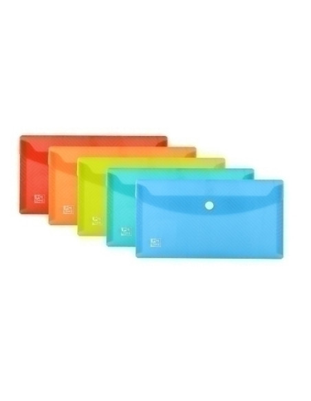 DOSIER SOBRE OXFORDELBA URBAN PP TRANSLUCIDO BROCHE DL RECIBOS SURTIDO 5 colores