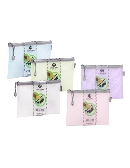 DOSIER SOBRE CARCHIVO CREMALLERA EVA-BAG A6 SURTIDO 5 col