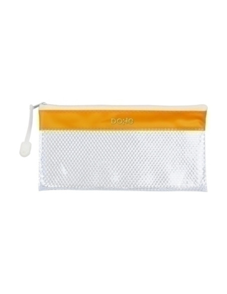 PORTATODO DOHE CREMALLERA APAISADO PVC BLANCOAMARILLO