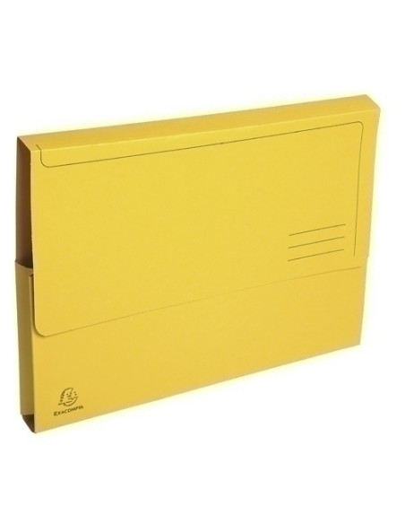 SUBCARPETA EXACOMPTA FOREVER BOLSA FUELLE 32mm 290g A4 AMARILLO PAQUETE de 10