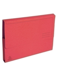 SUBCARPETA EXACOMPTA FOREVER BOLSA FUELLE 32mm 290g A4 ROJO PAQUETE de 10