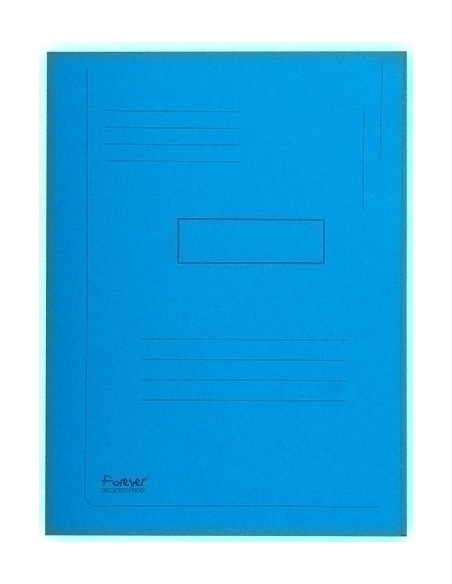 SUBCARPETA EXACOMPTA FOREVER 2 SOLAPA 290g A4 AZUL CLARO PAQUETE de 50