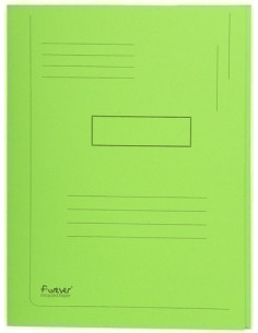 SUBCARPETA EXACOMPTA FOREVER 2 SOLAPA 290g A4 VERDE CLARO PAQUETE de 50