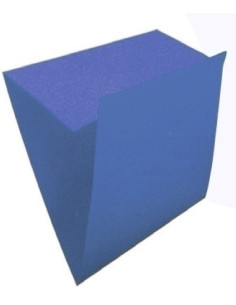 SUBCARPETA GIO 1 SOLAPA 320g A4 AZUL PAQUETE de 50 34101