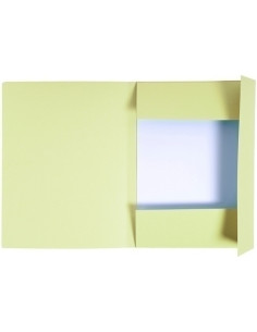 SUBCARPETA EXACOMPTA FOREVER 3 SOLAPA 280g A4 AMARILLO CLARO PAQUETE de 50