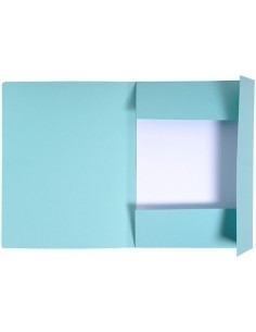 SUBCARPETA EXACOMPTA FOREVER 3 SOLAPA 280g A4 AZUL CLARO PAQUETE de 50