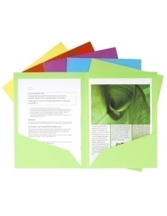 SUBCARPETA EXACOMPTA ROCK´S DOBLE 210g A4 SURTIDO PAQUETE de 25 5 col