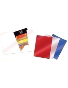 SUBCARPETA GIO 2 SOLAPAS 275g A4 plastif BLANCO PAQUETE de 25 32810