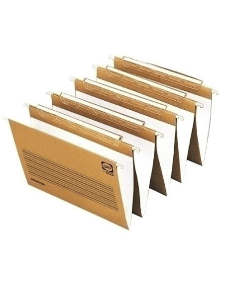 CARPETA COLGANTE GIO cartMASTER visor PANORAMICO  V  BICOLOR 240g F PROLONGADO PAQUETE de 25 43700T30020