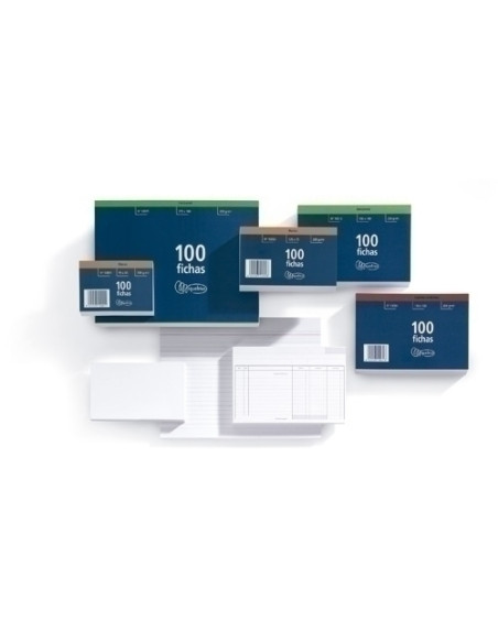 FICHAS MIQUELRIUS LISAS  75x125mm N2 paquete de 100
