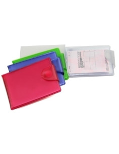TARJETERO de BOLSILLO IBERPLAS 10 fundas FLUOR