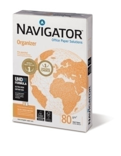 PAPEL A4 NAVIGATOR  80g 500h 4 TALADROS ORGANIZER