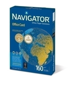 PAPEL A4 NAVIGATOR 160g 250h OFFICE CARD