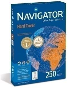 PAPEL A4 NAVIGATOR 250g 125h HARD COVER