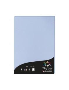 PAPEL CLAIREFONTAINE POLLEN A4 120g 50h AZUL LAVANDA