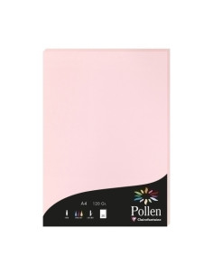 PAPEL CLAIREFONTAINE POLLEN A4 120g 50h ROSA