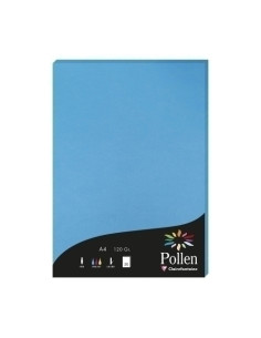 PAPEL CLAIREFONTAINE POLLEN A4 120g 50h TURQUESA