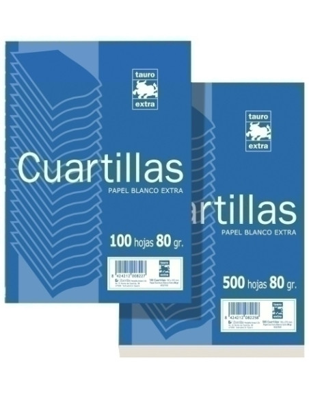 PAPEL 4 ZORRILLA  80g 100h LISO CUARTILLA