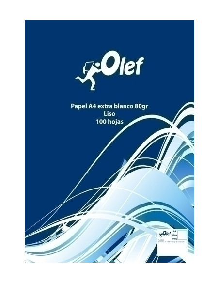 PAPEL A4 OLEF 80g 100h LISO