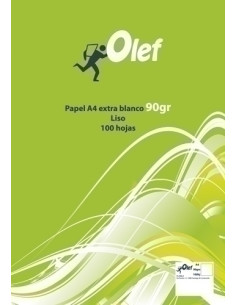 PAPEL A4 OLEFPACSA  90g 100h LISO