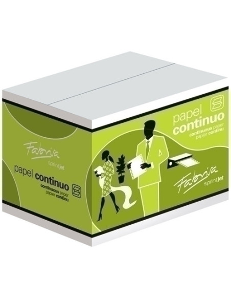 PAPEL CONTINUO PAUTADO 11 x240 1 HOJA  1 CEJA  caja de 2500