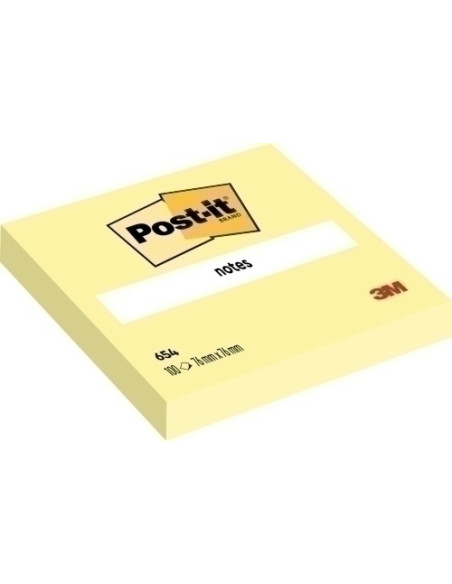 NOTAS ADHESIVAS POST-IT 100h  76x76 654