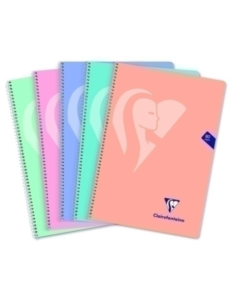 BLOC CLAIREFONTAINE MIMESYS F 80h 4x4 90g COLORES PASTEL