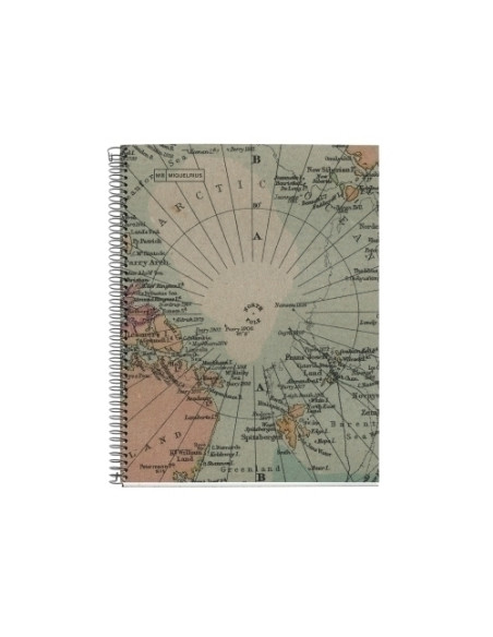 BLOC MIQUELRIUS ECO DESIGN NOTEBOOK 1 microtapa DURA A4 80h 80g CUADRIC5x5 ECOMAPS