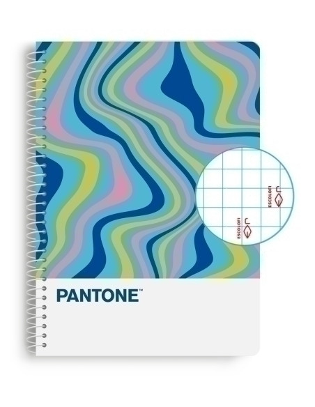 BLOC ESCOLOFI  PANTONE MOODS A4 80h  CUADRIC4x4 90g FLOW