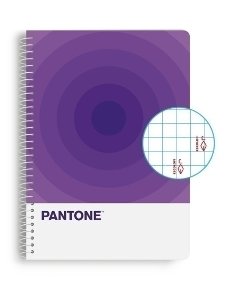 BLOC ESCOLOFI  PANTONE MOODS A4 80h  CUADRIC4x4 90g FOCUS