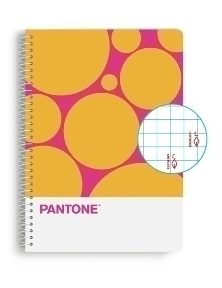 BLOC ESCOLOFI  PANTONE MOODS A4 80h  CUADRIC4x4 90g IDEAS