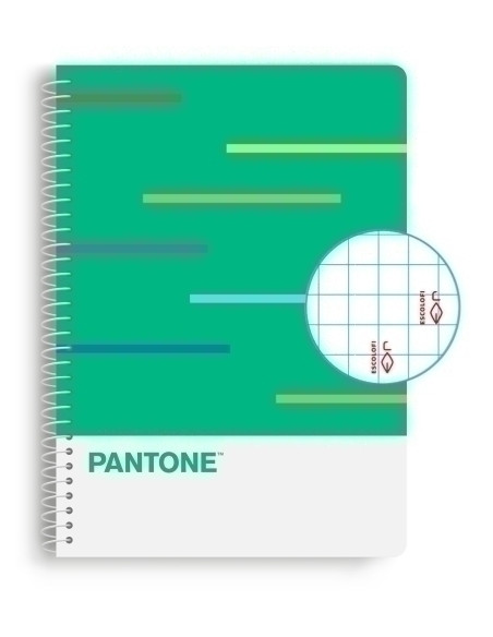 BLOC ESCOLOFI  PANTONE MOODS A4 80h  CUADRIC4x4 90g SPEED
