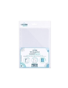 DOSIER con DOBLE BOLSA CARCHIVO INGENIOX PP A4 TRANSPARENTE