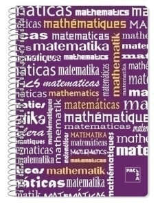 BLOC PACSA ASIGNATURAS tapa PP F 80h CUADRIC4x4 90g MATEMATICAS