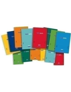BLOC ZORRTAURO PLASTIC tapa PP  4  80h RAYADO 46  90g COLSURTIDOS