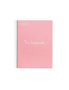 BLOC MIQUELRIUS EMOTIONS NOTEBOOK 5 microtapa EXTRA A5 120h 90g HORIZONTAL ROSA