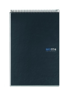 BLOC MIQUELRIUS THE ORIGINAL REPORTER NOTEBOOK 4 microtapa DURA A4 120h 70g CUADRIC5x5 GRAFITO