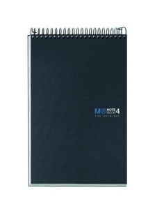 BLOC MIQUELRIUS THE ORIGINAL REPORTER NOTEBOOK 4 microtapa DURA A5 120h 70g CUADRIC5x5 GRAFITO