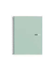 BLOC MIQUELRIUS THE ORIGINAL NOTEBOOK 1 microtapa EXTRA A4 80h 90g HORIZONTAL VERDE AQUA