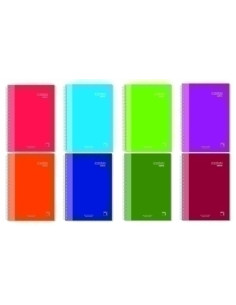 BLOC PACSA PREMIUM EXTRA microtapa EXTRA F 80h CUADRIC4x4 90g 5 COL BANDA SURTIDO 8 col