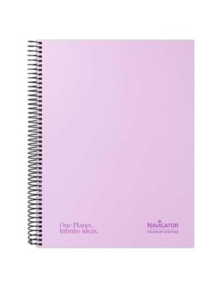 BLOC NAVIGATOR microtapa EXTRA A4 80h HORIZONTAL 80g PASTEL LAVANDA