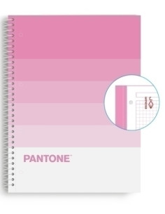 BLOC ESCOLOFI NOTEBOOK PANTONE SPEAKS A4 80h  CUADRIC5x5 90g SWEET
